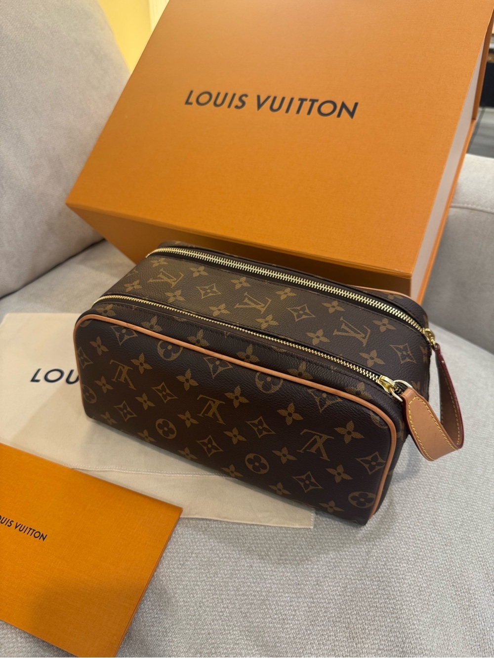 Louis Vuitton Monogram Canvas Dopp kit